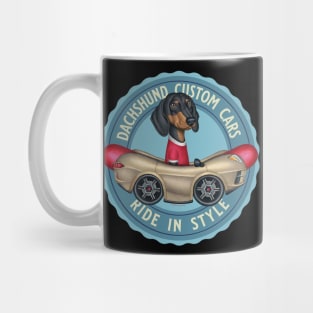 Dachshund Custom Cars Mug